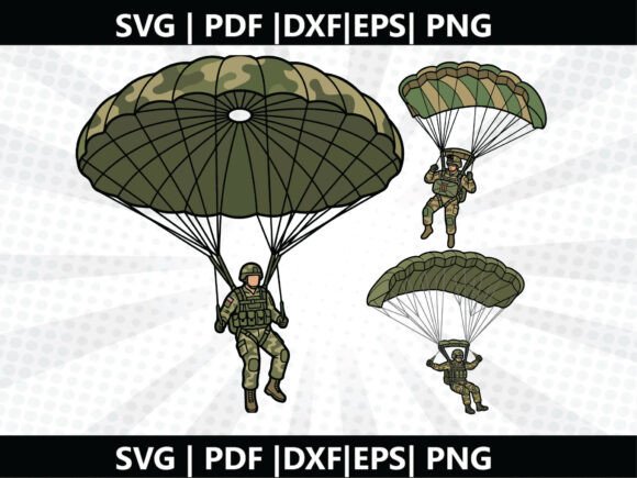 Army Soldier Jump SVG Cricut Cut File: A Versatile Design for Creative Projects