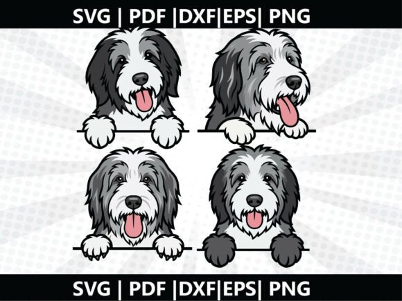 Bearded Collie SVG Cricut Cut File: A Versatile Design for Creative Crafting