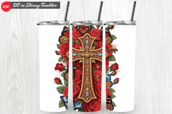 Christian Cross Tumbler Wrap 20oz Skinny: A Strategic Tool for Custom Drinkware Creators