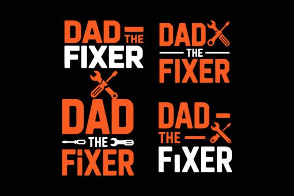 Dad Level Expert Funny Black T-Shirt – C
