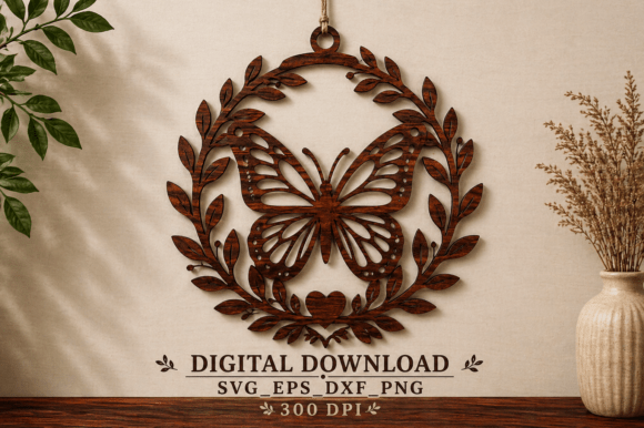 Door Hanger SVG Laser Cut File
