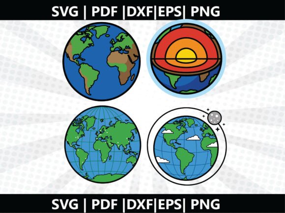 Earth SVG Cricut Cut File: A Versatile Design for Creative Projects
