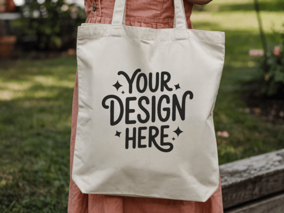 Natural Canvas Tote Mockup 29