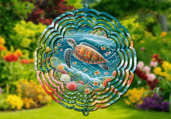 Tropical Floral Turtle Wind Spinner Png: A Strategic Tool for Creative and Practical Use