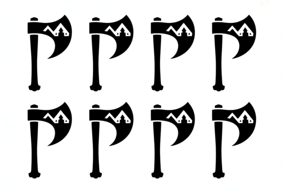 Viking Axe SVG Cut File